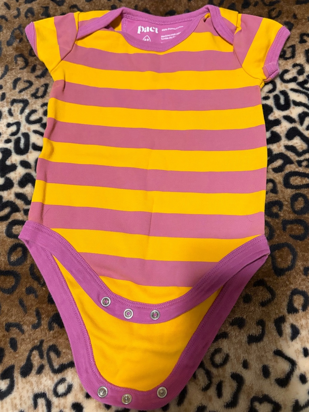 Pact, Striped Onesie